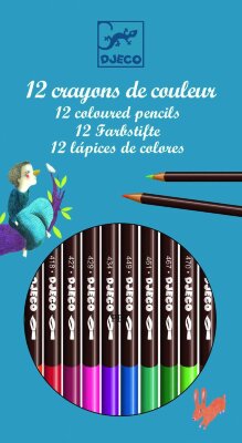 Акварельные карандаши Djeco (12 шт.) Акварельные карандаши Djeco (12 шт.) — превосходный набор карандашей, который непременно порадует маленьких художников.