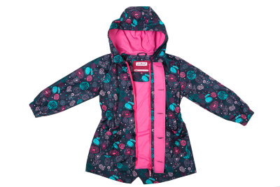 Плащ «Весенние цветы» Плащ «Весенние цветы» — стильная весенняя куртка для девочек.