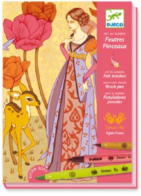 Раскраска «Волшебные легенды» Djeco Раскраска «Волшебные легенды» Djeco —​ невероятно красивый и яркий творческий набор, лучший подарок для девочки! 