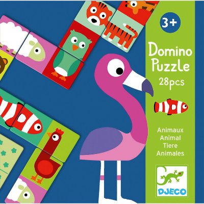 Домино «Животные» Djeco Домино «Животные» Djeco — забавная увлекательная игра с яркими карточками на смекалку и сообразительность.