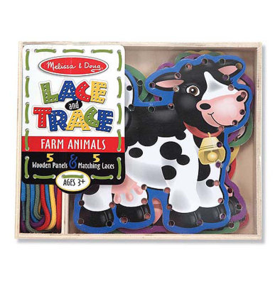 Шнуровка «Ферма» Melissa &amp; Doug Шнуровка «Ферма» Melissa & Doug — отличная игрушка для Вашего малыша.
