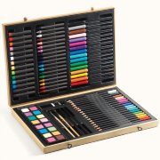 Большой художественный набор (карандаши, фломастеры, краски) Djeco