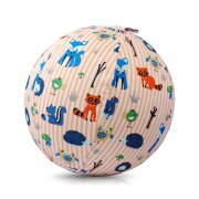 Воздушный мяч (набор шариков с чехлом) «Животные» (в розовую полоску) BubaBloon