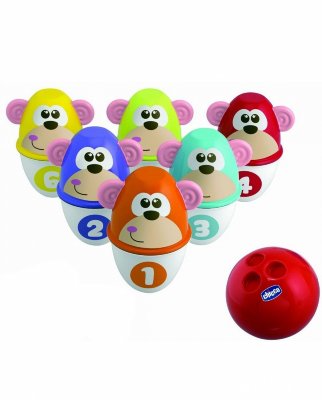 Набор для боулинга Monkey strike Chicco Набор для боулинга Monkey strike Chicco — увлекательная игра для детей от 18 месяцев, в которую весело сыграть как одному, так и с друзьями.