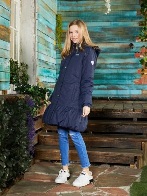 Демисезонное пальто «Фрейзер Ривер» Premont Демисезонное пальто «Фрейзер Ривер» Premont — красивая модель тёмно-синего цвета и свободного кроя для девочек от 5 до 14 лет. 